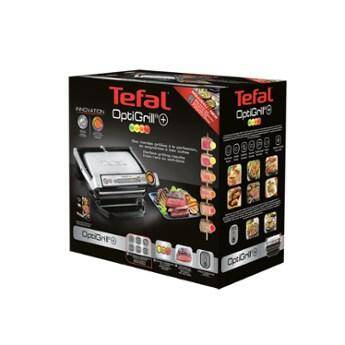 Grill Tefal GC712D ( składany ; 2000W ; kolor srebrny )