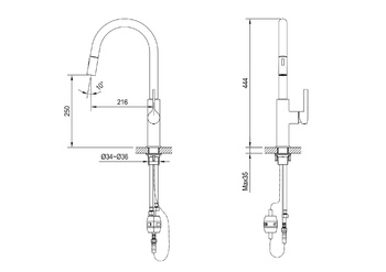 BATERIA KUCHENNA GLOBALO DIVIO CHROM 1.1