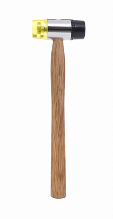 Młotek gumowo plastikowy 30mm z drewnianą rączką KD903 - KRAFT&DELE