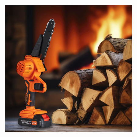 PIŁA ŁAŃCUCHOWA AKUMULATOROWA 6" 21V KD10626 - KRAFT&DELE