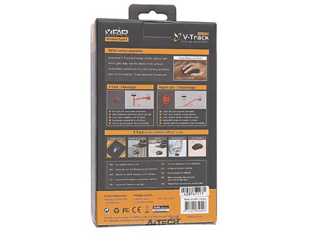 Mysz A4TECH V-TRACK G9-500F-1 Black RF NANO