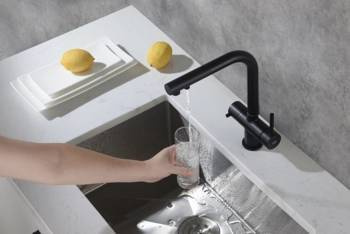 Apala - czarny mat Blue Water