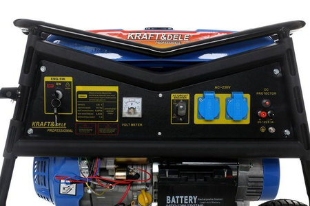 Agregat jednofazowy 5000W 12/230V KD145 - KRAFT&DELE