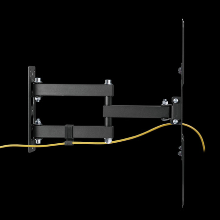 Uchwyt do ściany Kruger&Matz do LED TV 23-55 cali czarny (regulacja w pionie i w poziomie)