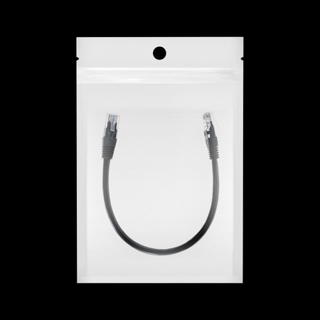 Kabel sieciowy Patchcord UTP CAT.6 wtyk - wtyk 0,25m