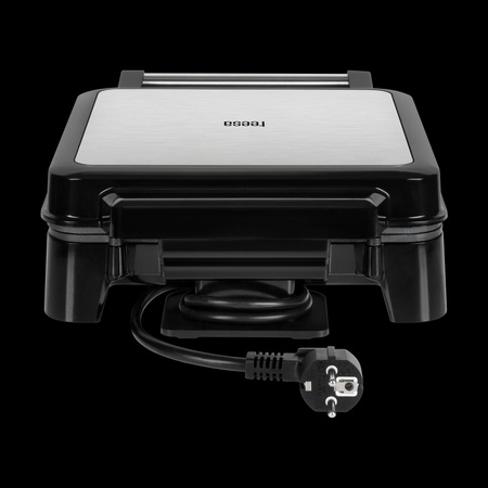 Gofrownica TEESA , 4 gofry, 1600W, inox , regulacja mocy