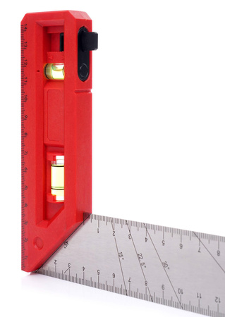 KĄTOWNIK Z POZIOMICĄ 300-603mm KD10727 - KRAFT&DELE