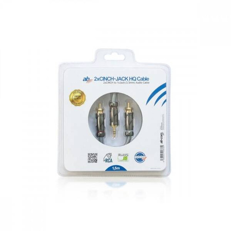 Kabel AB HQ Jack-Cinch 1,5m