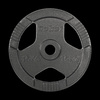 Obciążenie żeliwne olimpijskie zestaw 2x15kg, otwór 51mm, talerz z uchwytami, REBEL ACTIVE