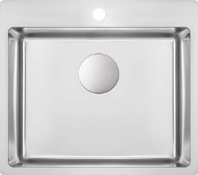 Zlewozmywak stalowy 1-komorowy (ZPO 010B) - Deante