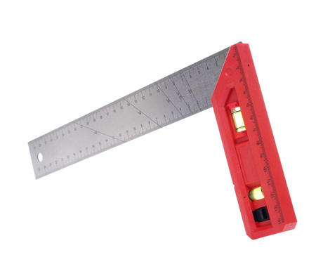 KĄTOWNIK Z POZIOMICĄ 300-603mm KD10727 - KRAFT&DELE