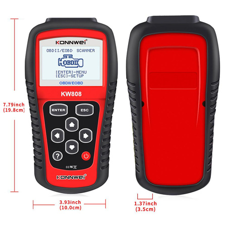 Miernik diagnostyczny, skaner OBD2 Konnwei KW808