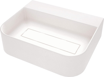 Umywalka granitowa nablatowa z miejscem na baterię - z maskownicą (CQA AU5S) - Deante