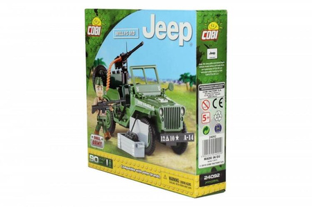 Klocki Jeep Willys MB 90 elementów