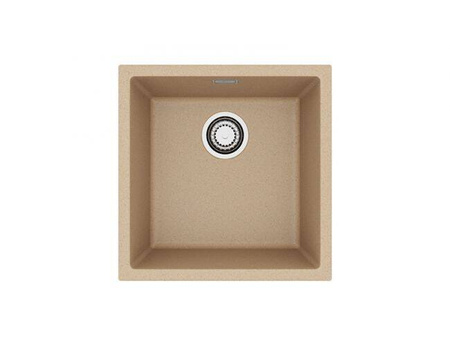 OMNI 20 G55 beżowy (45x45) 1 kom. z syfonem sat. + ściereczka ALVEUS