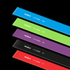 Zestaw gum do ćwiczeń TPE 2m - Long Band Ls-1, 1,5-11,5 kg, 5 gum, REBEL ACTIVE