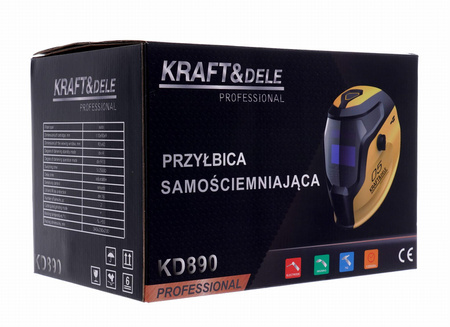 Przyłbica spawalnicza maska samościemniająca KD890 - KRAFT&DELE