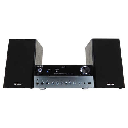 Wieża AIWA MSBTU-700DAB 2x25W z DAB+ czarna (8435256898491) - AIWA