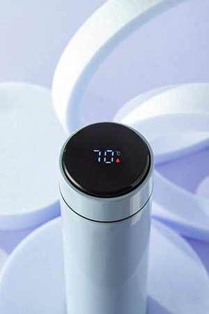 AD 4506 blue Termos LED 473ml niebieski