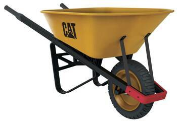 CAT Taczka J-Series 6' Steel 250kg Pneumatic Tire (841308101347) - Cat