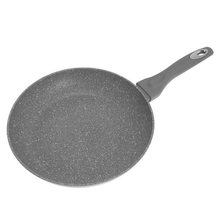 Patelnia z pokrywką, aluminium, szary marmurek, Ø28cm Klausbe KB-7318