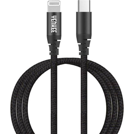 Kabel do telefonu YCU 631 MFi BK USB C/lightning 1m YENKEE