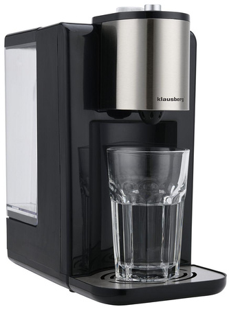 Dozownik gorącej wody, dyspenser, regulacja temperatury 45-100°C, czarno-srebrny, 2,2L, Klausberg, KB-7878 KB-7878