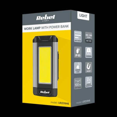Lampa warsztatowa LED Rebel 15 W
