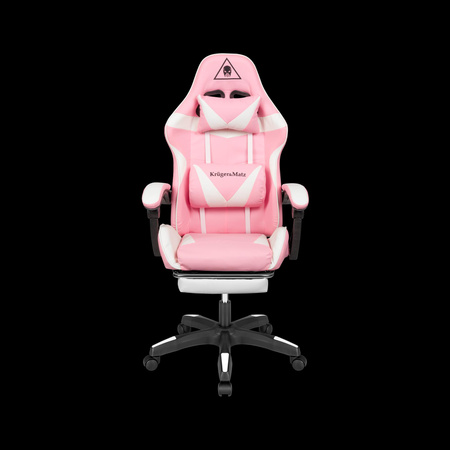 Fotel gamingowy Kruger&Matz GX-150 Biało-różowy