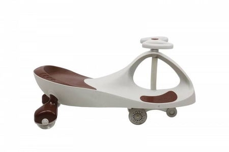 Jeździk Grawitacyjny Swing Car model 8097 Kauczukowe Koła LED szary-brąz
