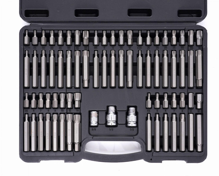 Komplet bitów TORX 75el. KD10954 - KRAFT&DELE