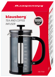 Zaparzacz, 1L, kolor-grafitowy Klausberg KB-7704