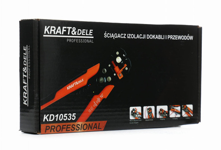 Ściągacz izolacji do kabli i przewodów KD10535 - KRAFT&DELE