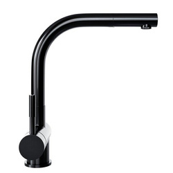 Bateria kuchenna z wyciąganą wylewką Lobio Black GLOBALO