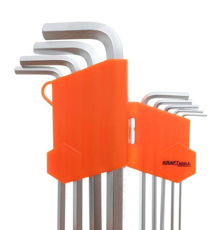 Zestaw 9 imbusów kulkowych KD10296 - KRAFT&DELE