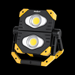 Przenośny reflektor LED 2XCOB