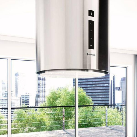 Okap kuchenny GLOBALO Heweno Isola 39.2 Inox GLOBALO
