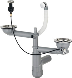 Syfon do zlewozmywaka granitowego 1.5- i 2-komorowego - Space-Saver (ZXY 9918) - Deante