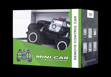 Mini samochód zdalnie sterowany REBEL POLICE