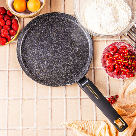 Patelnia do naleśników, kolor czarny-marmurek, Ø24cm Klausberg KB-7964