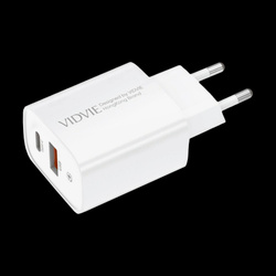 Ładowarka sieciowa USB typu A + USB typu C 20W 3A