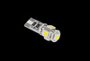 Żarówka samochodowa LED T10 (Canbus) - 5x SMD5050, biała