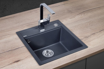 Zlewozmywak kuchenny granitowy GRAFITOWY DG00C50dg