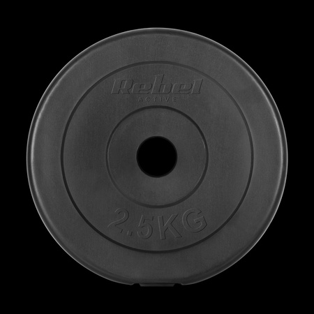 Zestaw obciążeń bitumicznych 4x2.5kg, otwór 31mm, talerz klasyczny, REBEL ACTIVE