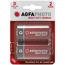 Bateria AgfaPhoto Heavy Duty R20 bl./2szt cynkowa