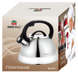 Czajnik tradycyjny 2,2l srebrny Kinghoff KH-3774