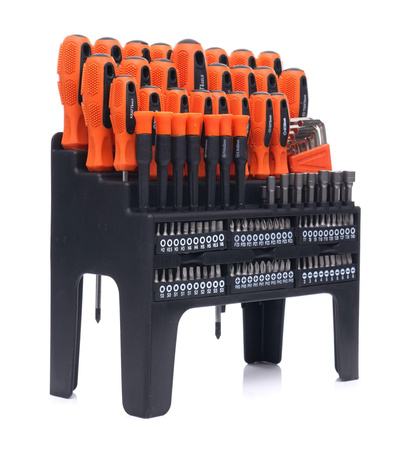 Zestaw śrubokrętów i bitów 122 el. KD10958 - KRAFT&DELE