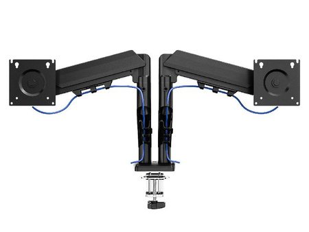 Uchwyt na dwa monitory ( zestaw z podstawką na laptop ) Tracer Double Armflex