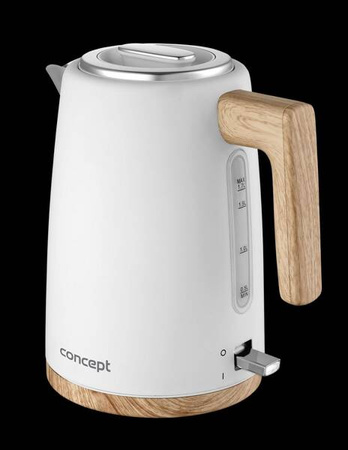 Czajnik elektryczny stal nierdzewna 1,7 l biały ELWOOD 1,7 l RK3315