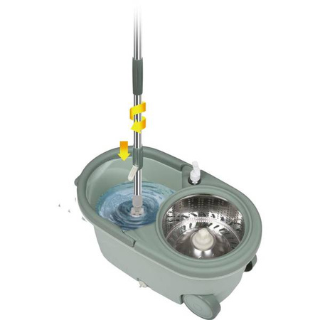 Zestaw do sprzątania z mopem LT8053 ROTACYJNY MOP SPIN LAMART